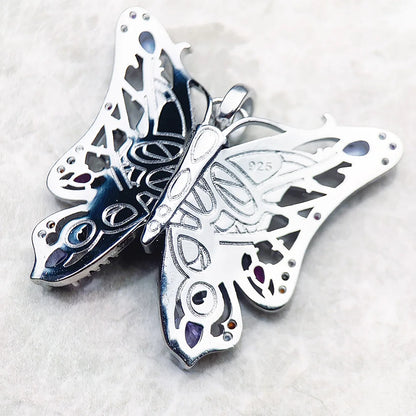 Damen-Charm-Anhänger Amulett magisch Natur Glück aus Sterlingsilber