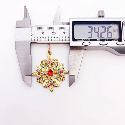 Damen-Charm-Anhänger Amulett magisch Natur Elemente aus Sterlingsilber