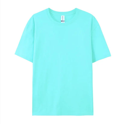 Herren Baumwolle T Shirt Leichter Oversize Schnitt Casual Sommer