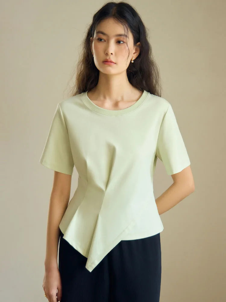 Elegantes Damen-Commuter-Hemd in Übergröße mit schlichtem Revers – ideal für den Sommer