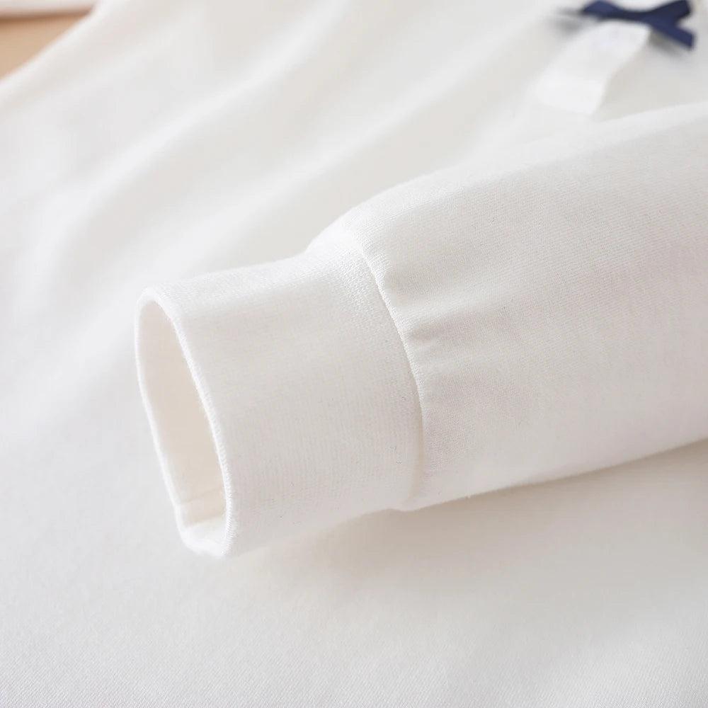 Mädchen Hemd Schuluniform für Kinder Frühling Herbst Langarm Polos hirt Kinder drehen Kolloar Top