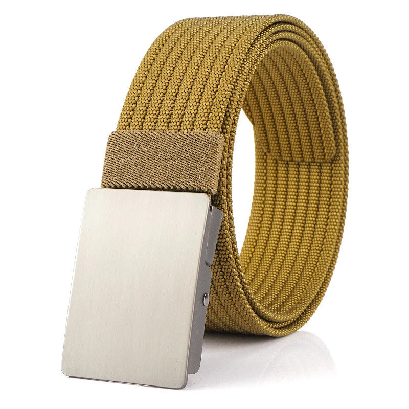 Unisex Gürtel aus Nylon mit Metall-Schnalle im taktischen Militärstil, Breite 3,8 cm