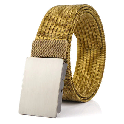 Unisex Gürtel aus Nylon mit Metall-Schnalle im taktischen Militärstil, Breite 3,8 cm