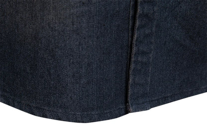 Herren Langarm Hemd aus elastischer Baumwolle im Casual Stil für Designer Kleidung