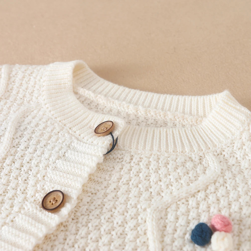 Baby Mädchen Stricken Pullover Kinder Strickjacken Oansatz Frühling Herbst Pullover Strickjacken Mantel Kinder Nette Kleidung