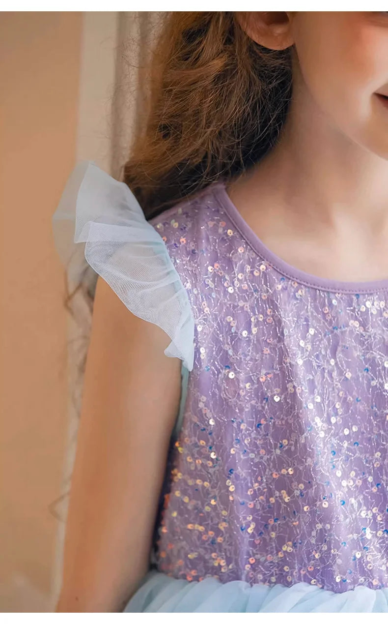 Leichtes Sommer-Kleid im chinesischen Cheongsam-Stil aus 100% Baumwolle für Mädchen – ideal für den Alltag
