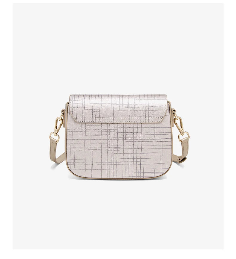 Damen-Schultertasche aus Spaltleder im Mode-Luxus-Designs für Alltag und Freizeit