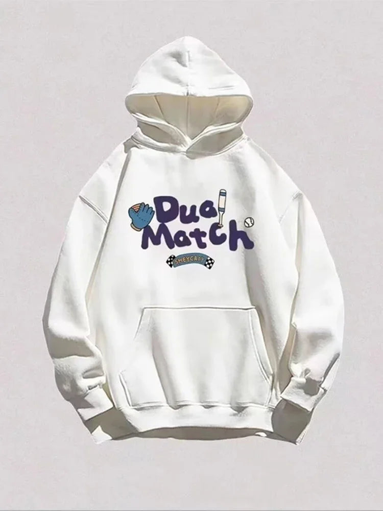 Herbst Anime Brief Gedruckt Mit Kapuze Sweatshirts Für Männer Fleece Y2K Streetwear Grafik Hoodies Hip Hop Harajuku Pullover Hoody