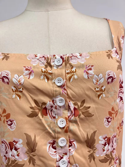 Schulterfreies Damen-Zweiteiler-Set mit Langarmshirt und hoch taillierten Shorts im Colorblock-Design – modisch und elegant