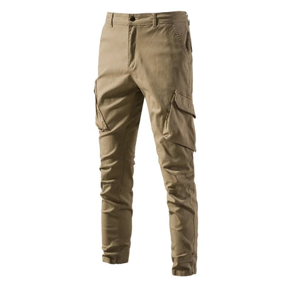 Premium Herren Cargo Hose 100% Baumwolle Mit Vielen Praktischen Taschen