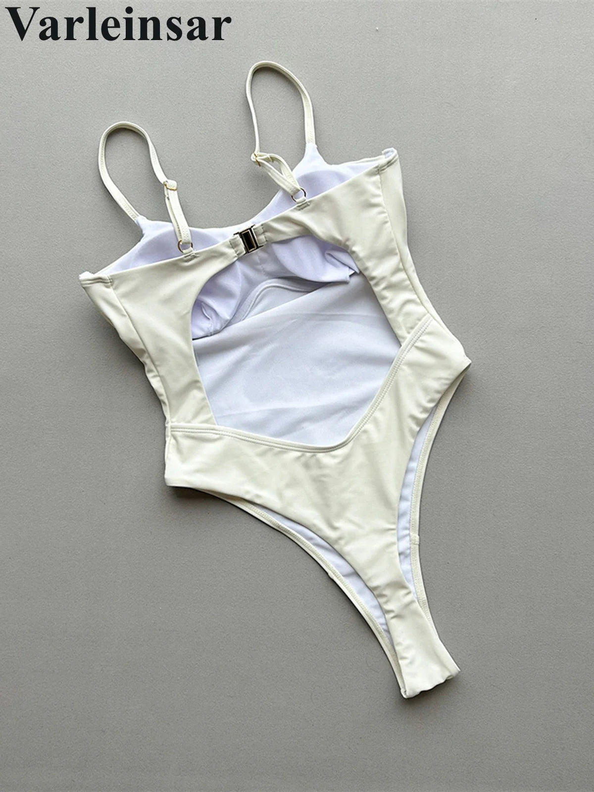 Damen-Badeanzug Cut-Out Bügel Micro-Tanga Weste gepolstert