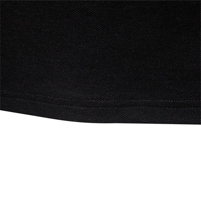 Premium Langarm Poloshirt Herren Atmungsaktiver Baumwollmix