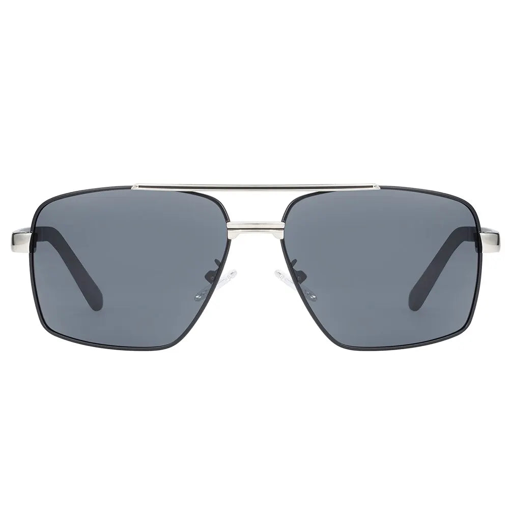 Sonnenbrille Pilot Edelstahl HD polarisiert UV400 Spiegel Unisex