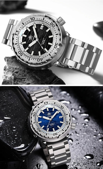Herren-Taucheruhr mit 300 m Wasserdichtigkeit und NH35A-Automatikwerk