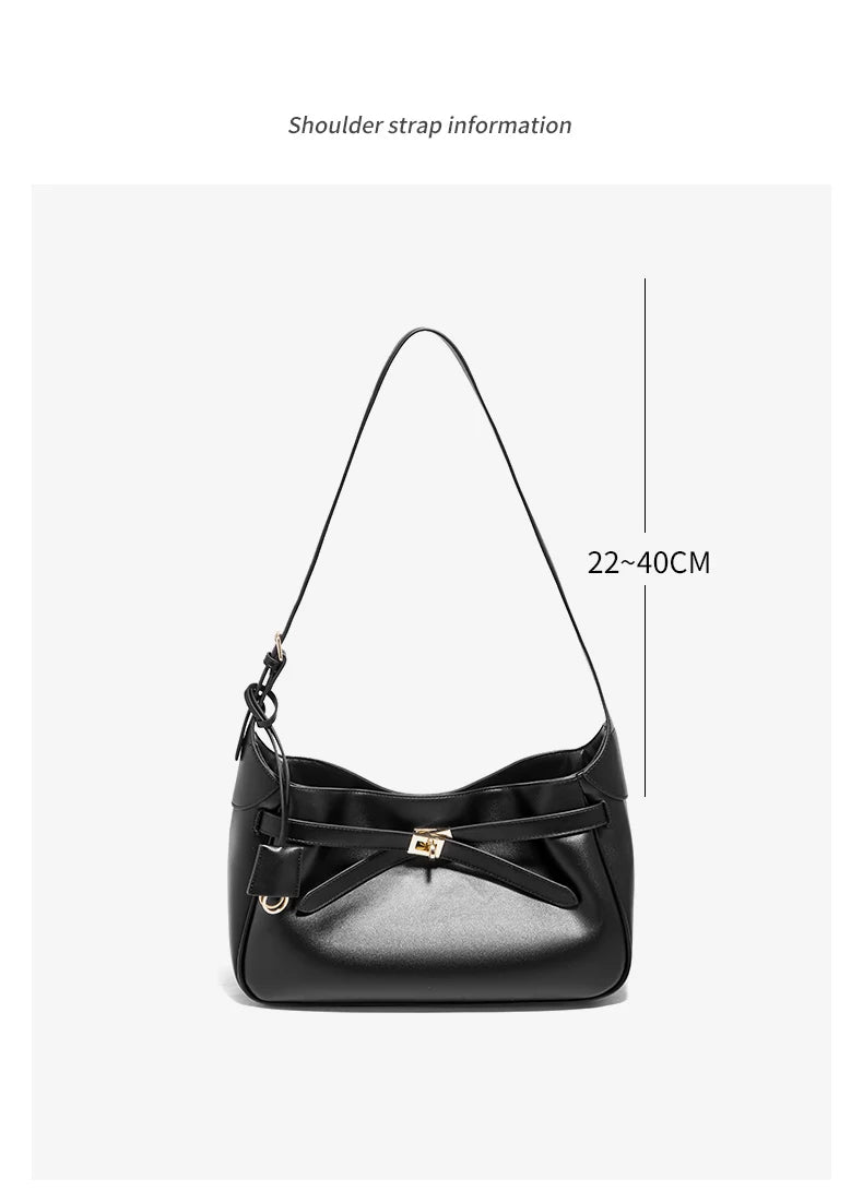 Damen Schultertasche aus Kunstleder mit großer Kapazität