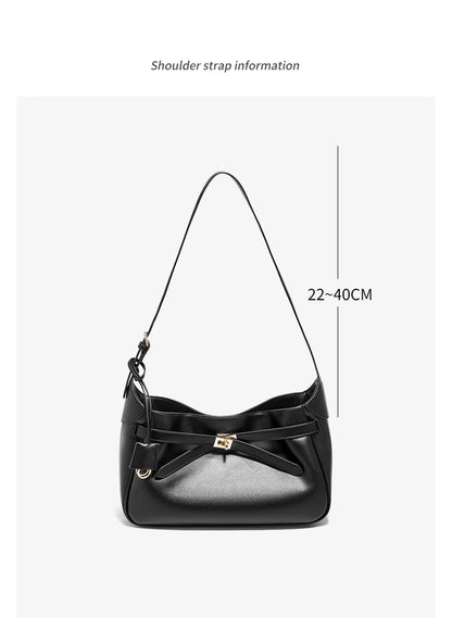 Damen Schultertasche aus Kunstleder mit großer Kapazität