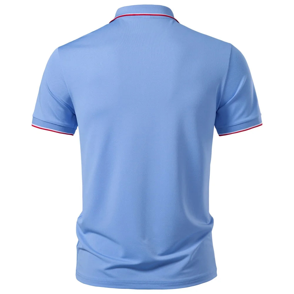 Premium Herren Poloshirt Atmungsaktiv Feuchtigkeitsableitend Büroalltag