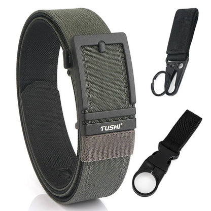 Unisex-Taktischer Gürtel aus 1100D Nylon mit Zinklegierung-Schnalle und Schnellverschluss 3,8 cm Breite