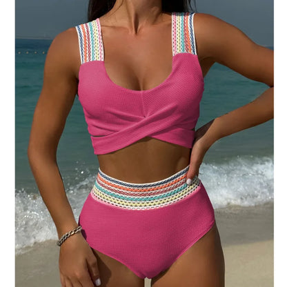 Sexy Bikini-Set in Gelb mit Push-up-Effekt – Perfekt für Strand und Pool