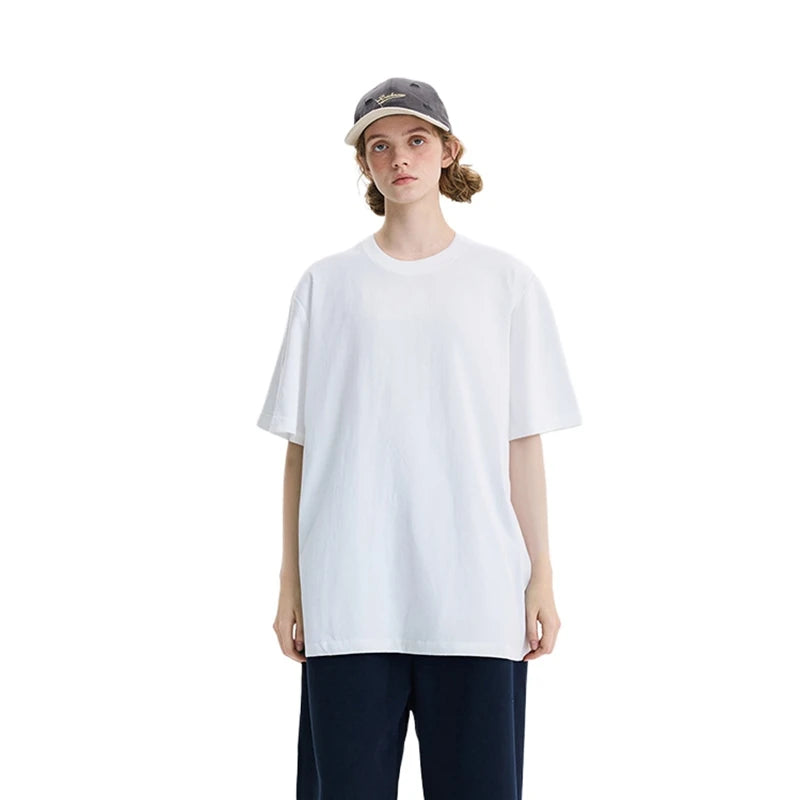 Premium Herren T-Shirt 180g Baumwolle Lockerer Schnitt Alltagskomfort