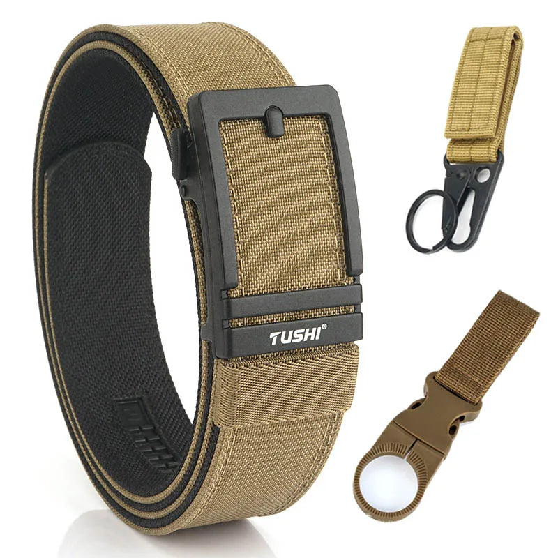 Unisex-Taktischer Gürtel aus 1100D Nylon mit Zinklegierung-Schnalle und Schnellverschluss 3,8 cm Breite