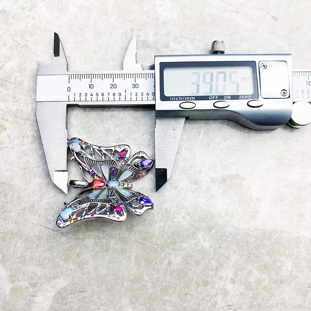 Damen-Charm-Anhänger Amulett magisch Natur Glück aus Sterlingsilber