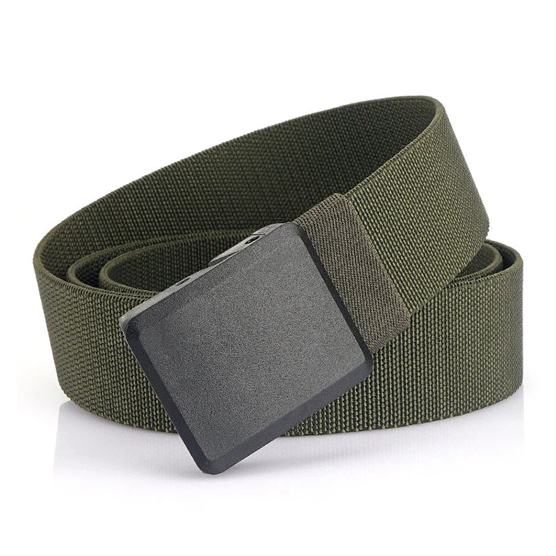 Unisex Elastischer Gürtel für Outdoor Aktivitäten Leicht Flexibel zum Wandern und Angeln Metallfrei