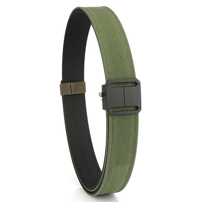 Herren-Taktischer Gürtel mit automatischem Schnallenverschluss aus Nylon Outdoor und Alltag
