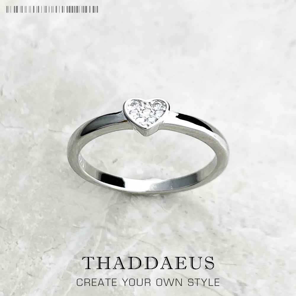 Damen-Ring Liebesherz romantisch aus Sterlingsilber