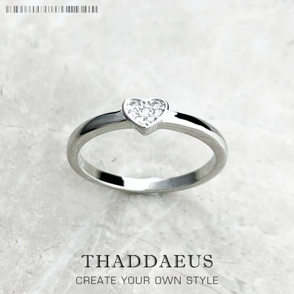 Damen-Ring Liebesherz romantisch aus Sterlingsilber