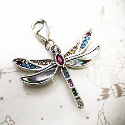 Damen-Armband Libellen Gliederkette Böhmen Sommer aus Sterlingsilber
