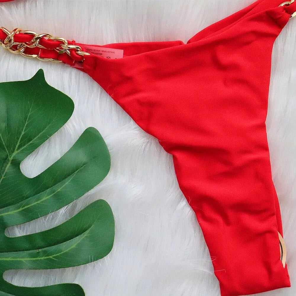 Sexy pinker Bikini-Set für Damen – ideal für Strand und Pool