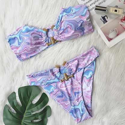 Sexy Bikini-Set mit Push-up-Effekt – Perfekt für Strand und Pool