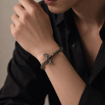 Schwert Armreif Modeschmuck Vintage Geschenk für Frauen Männer