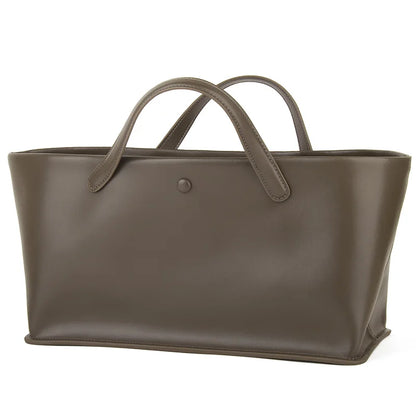 Spaltleder Handtasche | Große Kapazität Top-Handle