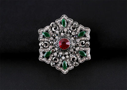 Brosche Metall Barock Vintage Retro Palast Revers Pin Unisex Party