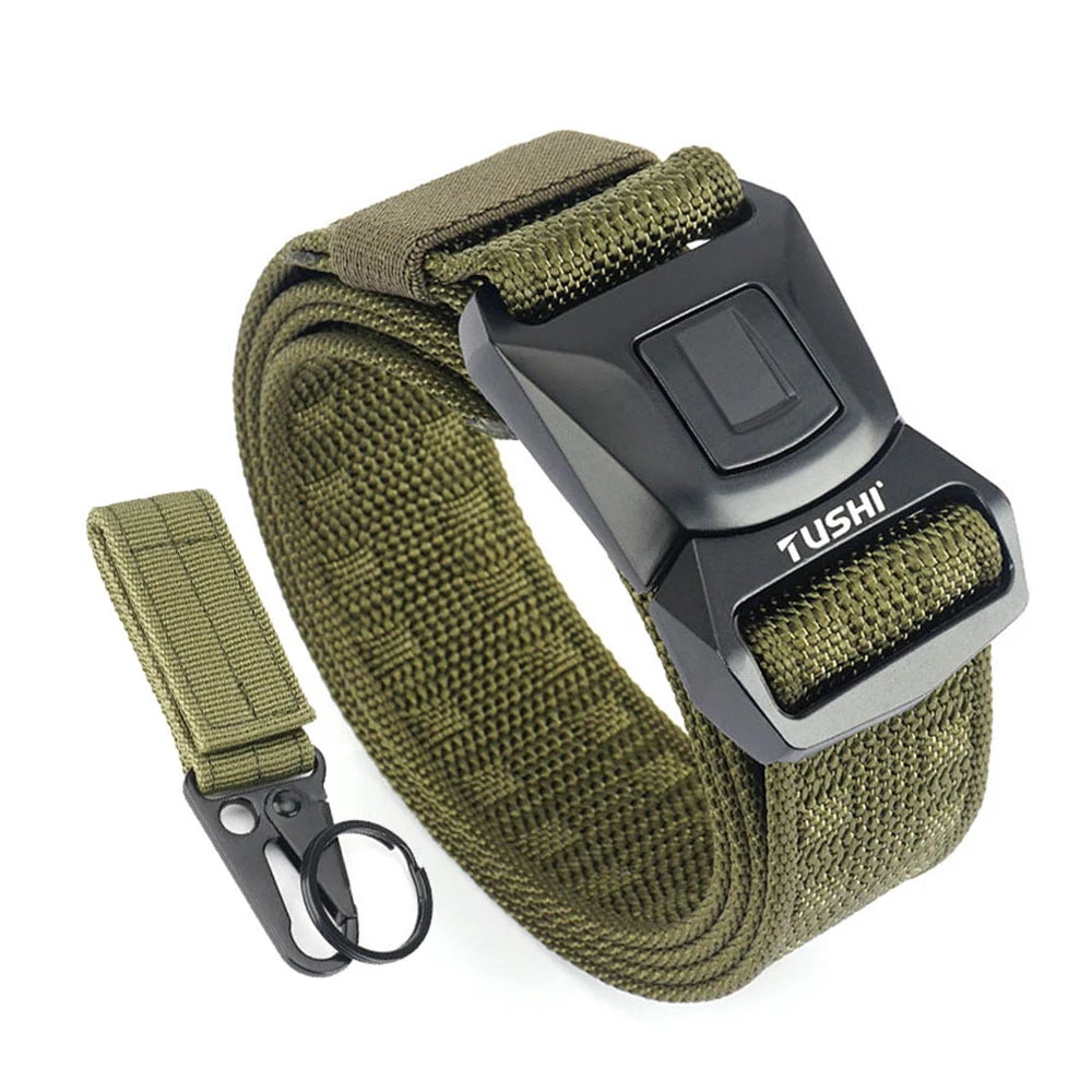 VATLY Army Tactical Gürtel Herren 1200D Nylon Anti-Rost Schnalle Outdoor