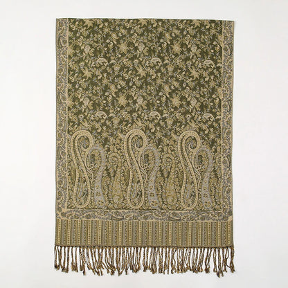 Damen Winterschal Kaschmir Jacquard Paisley lang Pashmina Bandana Foulard Luxus