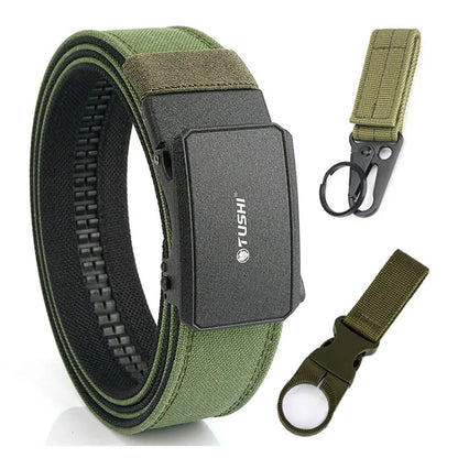 Herren-Taktischer Gürtel aus robustem 1100D-Nylon mit matte Metall-Schnalle für Alltag und Outdoor