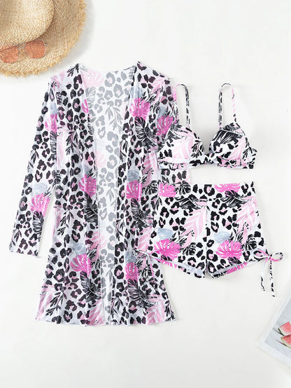 Dreiteiliges Damen-Bikini-Set im brasilianischen Stil – ideal für Strand und Pool