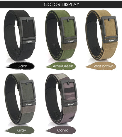 Unisex-Taktischer Gürtel aus 1100D Nylon mit Zinklegierung-Schnalle und Schnellverschluss 3,8 cm Breite