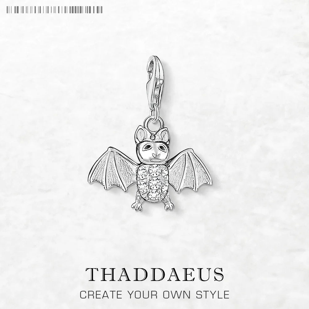 Damen-Charm-Anhänger Fledermaus süß II aus Sterlingsilber