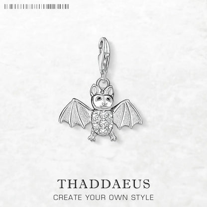 Damen-Charm-Anhänger Fledermaus süß II aus Sterlingsilber