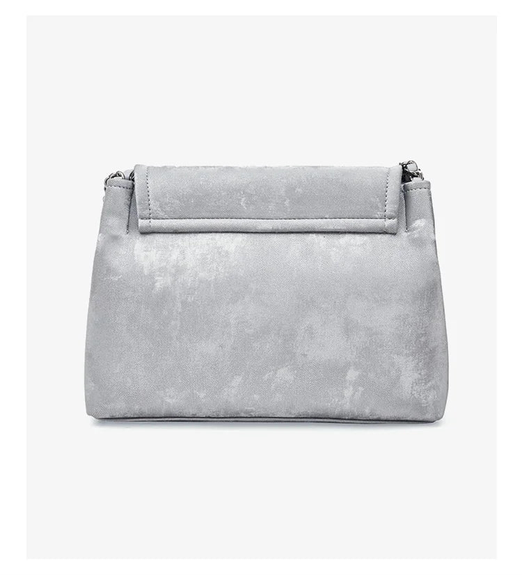Elegante Damen Schultertasche aus PU-Leder mit Schmetterlings-Dekor