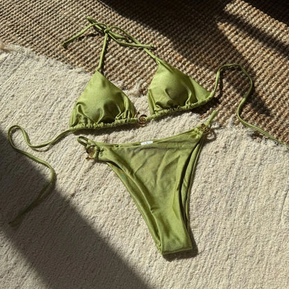 Sexy Bikini-Set für Damen mit Push-up-Effekt – ideal für Strand und Pool