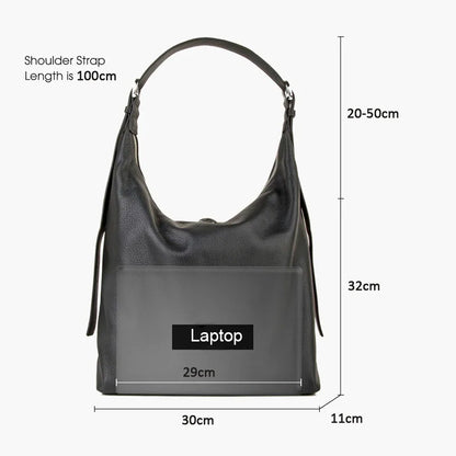 Naturleder Schultertasche Unisex Crossbody