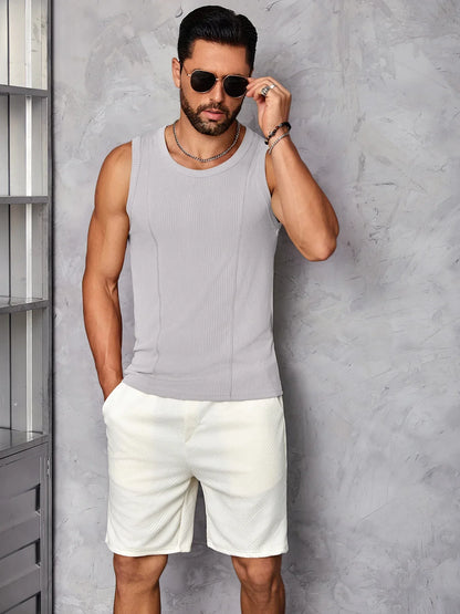 Ärmellose Herren-Sommerweste – Slim Fit und atmungsaktiv für Sport und Freizeit