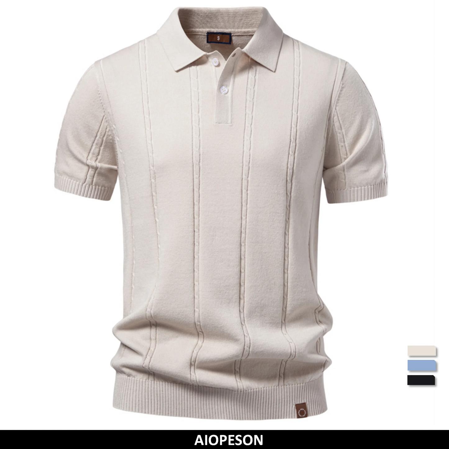 Herren Poloshirt Mit Kühlendem Stoff Und Sofortiger Kühlung