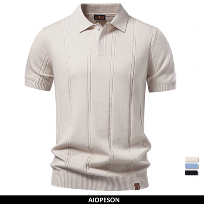 Herren Poloshirt Mit Kühlendem Stoff Und Sofortiger Kühlung
