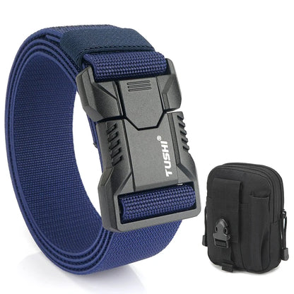 Unisex-Gürtel Outdoor Mit Aluminium-Schnalle Und Schnellverschluss Für Jeans Und Freizeit